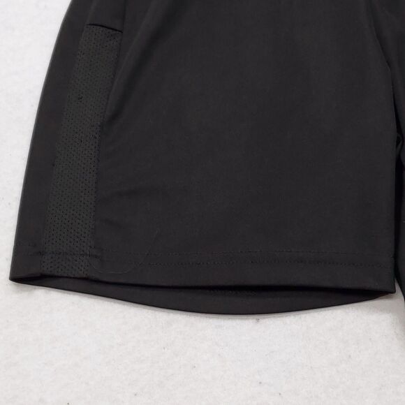 Puma Athletic Pull On Running Shorts Youth Boys Size Medium M Black White - Picture 6 of 8